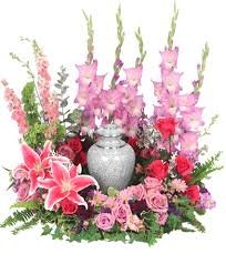 Always In Our Hearts Urn Cremation Flowers
