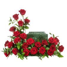 RED Rose Memorial Arrangement