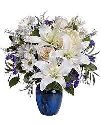 Blue & White Sympathy Blue Vase