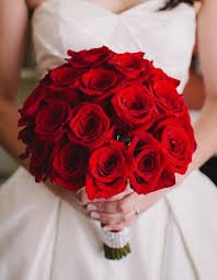Red Roses Bridal Bouquet