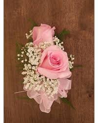 TWO PINK ROSES CORSAGE