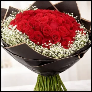 Wow- 24 Beautiful Wrapped Roses
